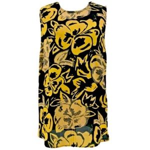 Who What Wear Floral Sleeveless Blouse